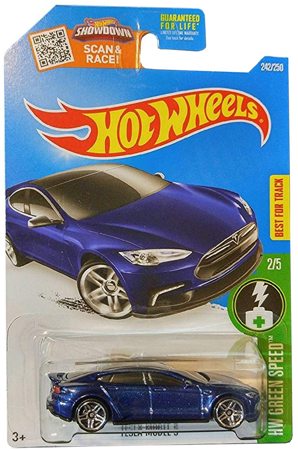 Hot Wheels 2019 Hw Green Speed Tesla Model Blue S, 226/250
Hot Wheels 2019 Hw Green Speed Tesla Model Blue S, 226/250