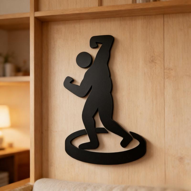 Iron Bodybuilder Sign 3D Acrylic Self Adhesive Door Decoration 15cm
Iron Bodybuilder Sign 3D Acrylic Self Adhesive Door Decoration 15cm