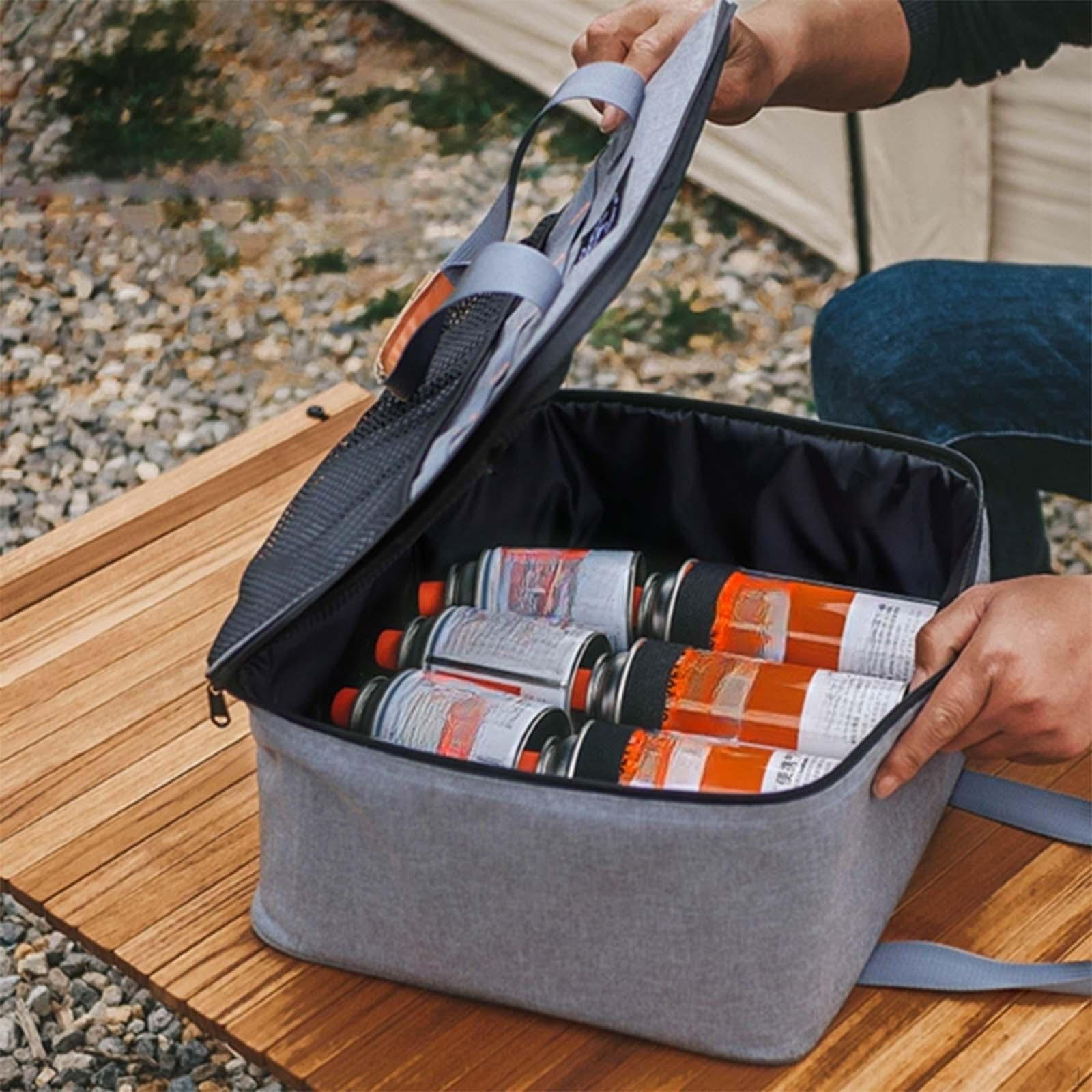 Gas Tank Storage Bag Camping Stove Carry Net Pocket with PU Handle Canister Grill
Gas Tank Storage Bag Camping Stove Carry Net Pocket with PU Handle Canister Grill