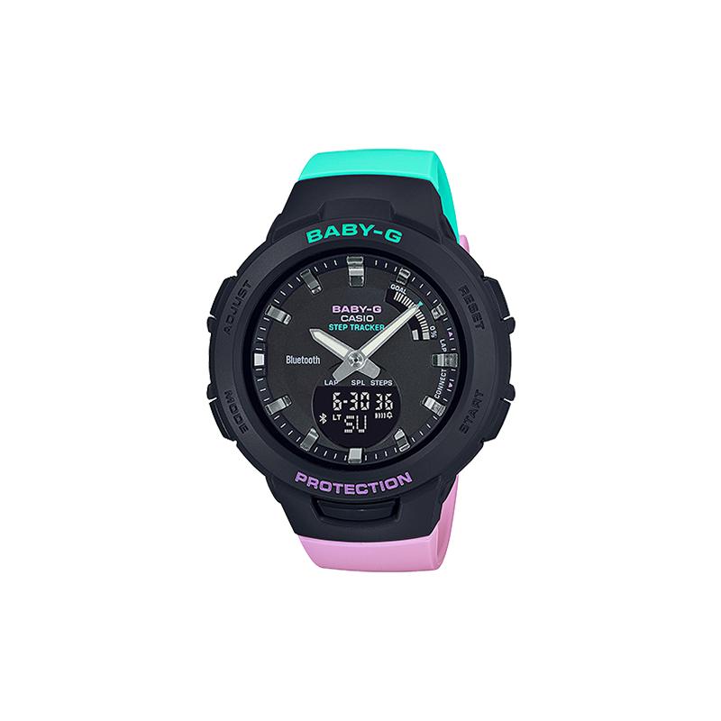 Casio BABY-G Bluetooth pedometer multi-function waterproof and shockproof sports watch quartz movement Japanese and Korean watch women s BSA-B100MT-1A чёрный
Casio BABY-G Bluetooth pedometer multi-function waterproof and shockproof sports watch quartz movement Japanese and Korean watch women s BSA-B100MT-1A чёрный