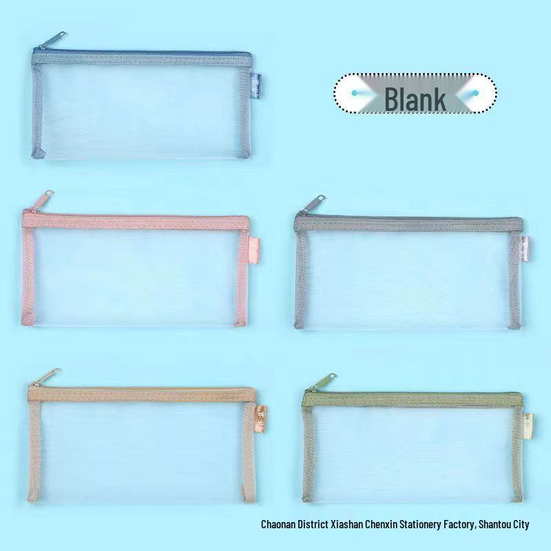 Simple Cartoon A6 Mesh Zipper Pencil Case & Document Bag for Students 11CM/22.5CM
Simple Cartoon A6 Mesh Zipper Pencil Case & Document Bag for Students 11CM/22.5CM