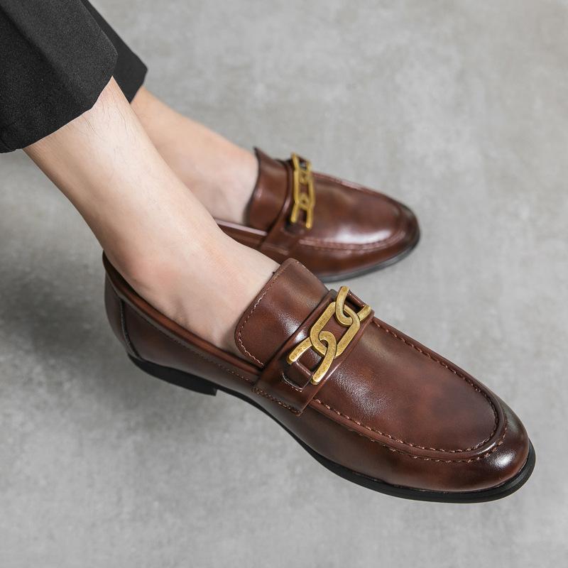 Large size pointed leather shoes men s British business dress casual one-pedal loafers hairstylist Doudou shoes 38 чорний
Large size pointed leather shoes men s British business dress casual one-pedal loafers hairstylist Doudou shoes 38 чорний