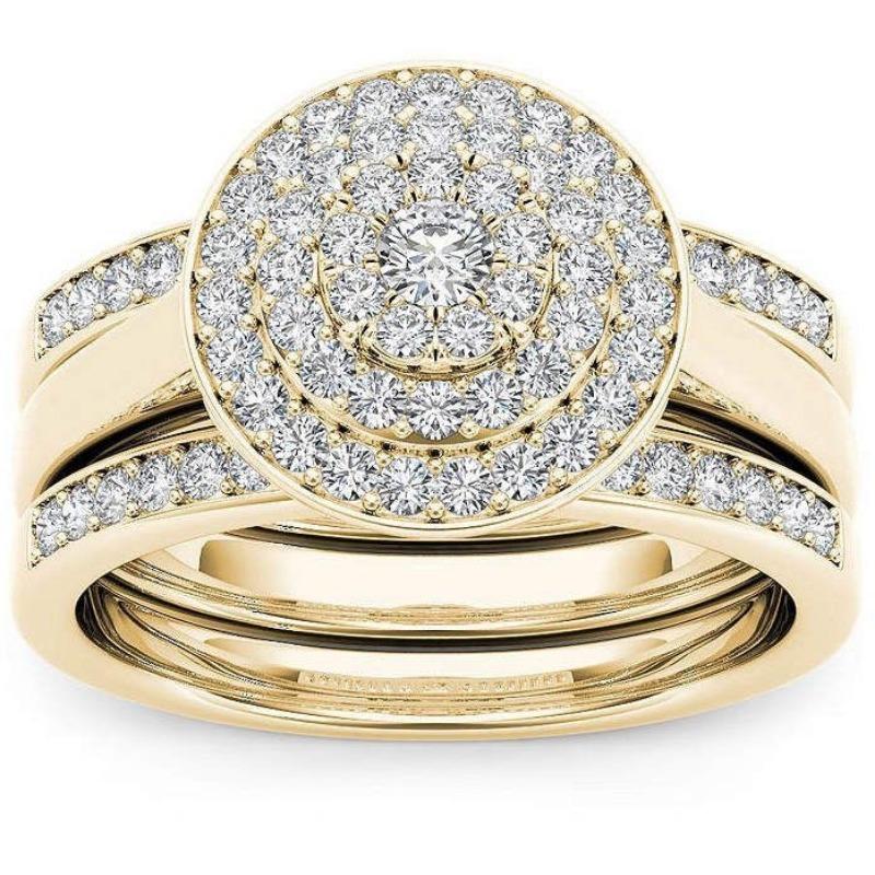 Кольцо Парное кольцо, позолоченное циркониевое кольцо для женщин No. 10
Кольцо Парное кольцо, позолоченное циркониевое кольцо для женщин No. 10