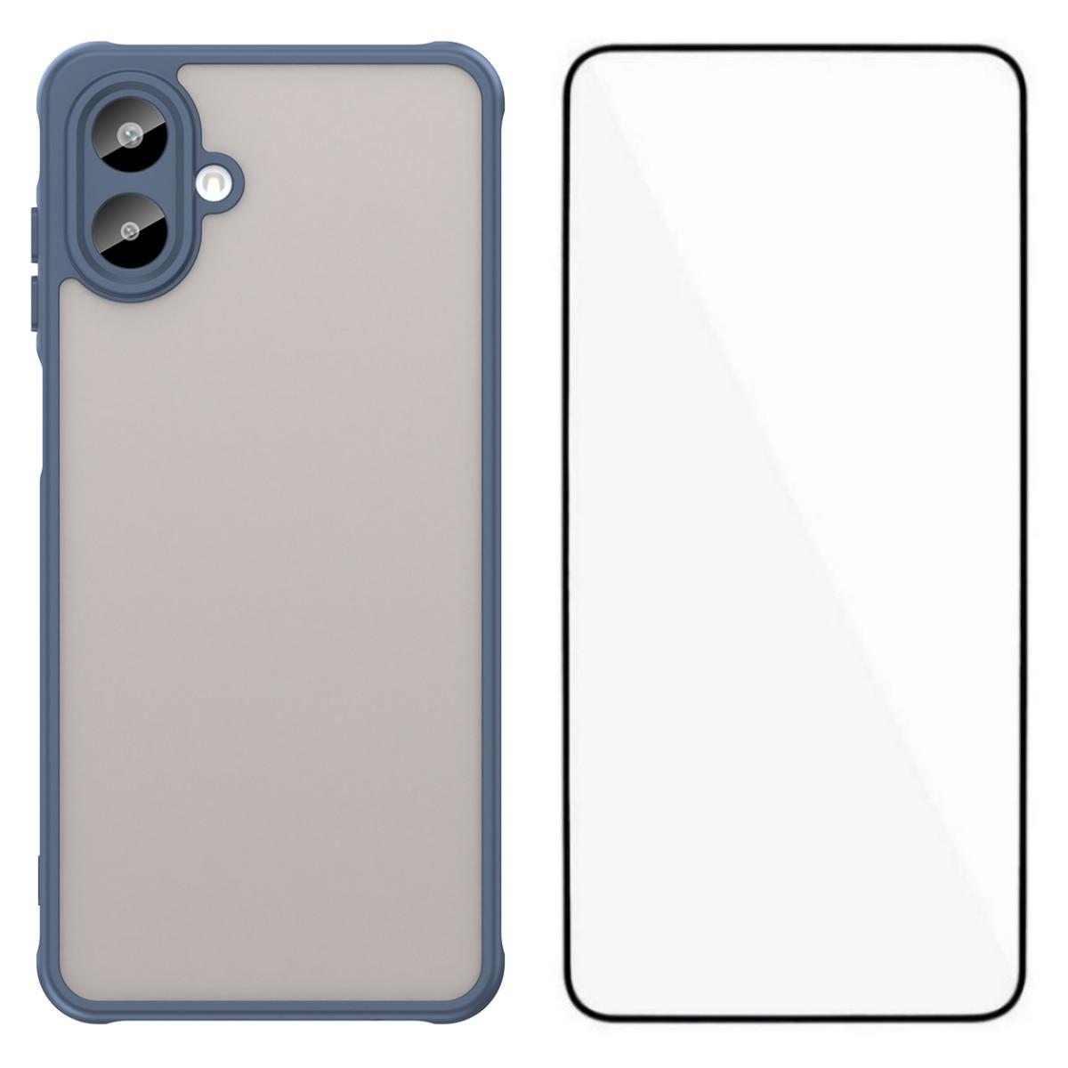 For Samsung Galaxy A07 4G Case with Screen Film WANLONFENG FD Series Skin Touch TPU PC Phone Back Cover Blue
For Samsung Galaxy A07 4G Case with Screen Film WANLONFENG FD Series Skin Touch TPU PC Phone Back Cover Blue