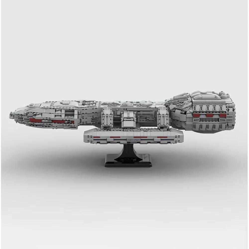 MOC Battlestar Galactica Model Building Blocks Interstellar Movie Puzzle Bricks Spaceship Set Puzzle Technology DIY Toy Kid Gift PDF instruction
MOC Battlestar Galactica Model Building Blocks Interstellar Movie Puzzle Bricks Spaceship Set Puzzle Technology DIY Toy Kid Gift PDF instruction