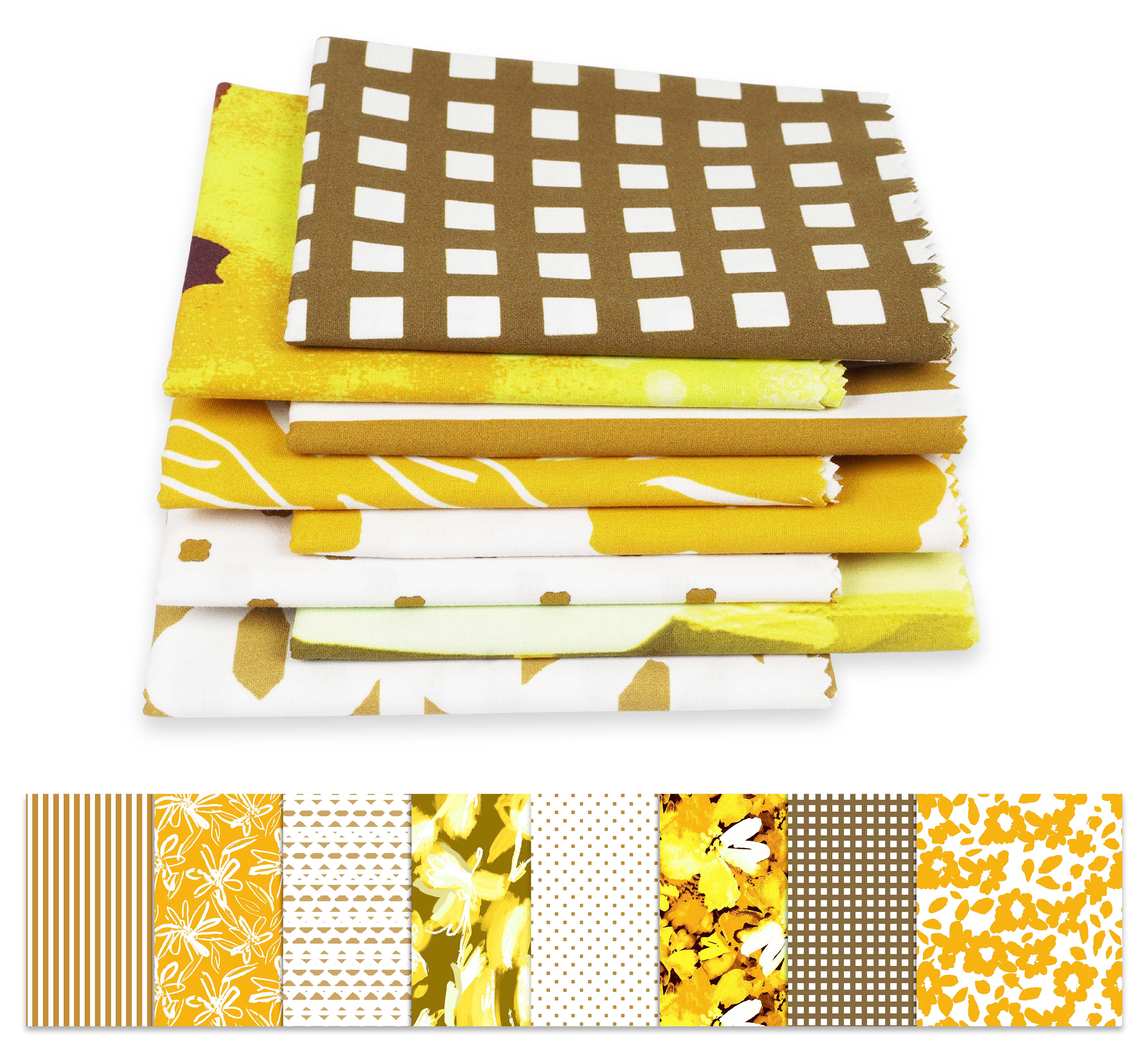 Soimoi 8 Pc Fat Quarter Bundle - Floral Print 18 x 22 DIY Patchwork- 100 Cotton Pre-Cut Quilting Fabric (Brown & 18x22 коричневый
Soimoi 8 Pc Fat Quarter Bundle - Floral Print 18 x 22 DIY Patchwork- 100 Cotton Pre-Cut Quilting Fabric (Brown & 18x22 коричневый