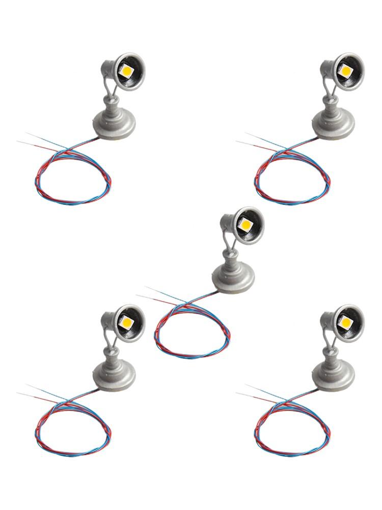 5pcs Model Railway 187 Warm White LEDs Lamp Lights HO Scale Resistors теплим білим кольором
5pcs Model Railway 187 Warm White LEDs Lamp Lights HO Scale Resistors теплим білим кольором