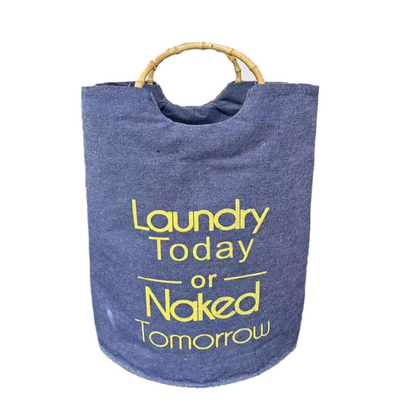 Large Capacity Bamboo Handle Waterproof Foldable Storage Basket for Home or Bedroom 38*60 cm
Large Capacity Bamboo Handle Waterproof Foldable Storage Basket for Home or Bedroom 38*60 cm