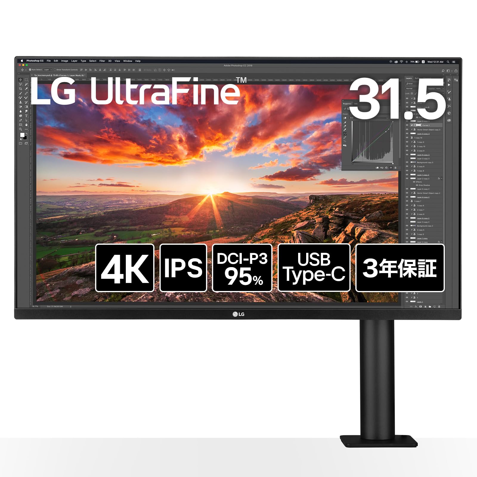 LG Monitor Display UltraFine Display 32UN880K-B 31.5 inch4K (3840 x 2160)IPSDCI-P3 95%HDRAnti-glareHDMI x 2DisplayPortUSB Type-C (USB PD60W)USB hub
LG Monitor Display UltraFine Display 32UN880K-B 31.5 inch4K (3840 x 2160)IPSDCI-P3 95%HDRAnti-glareHDMI x 2DisplayPortUSB Type-C (USB PD60W)USB hub