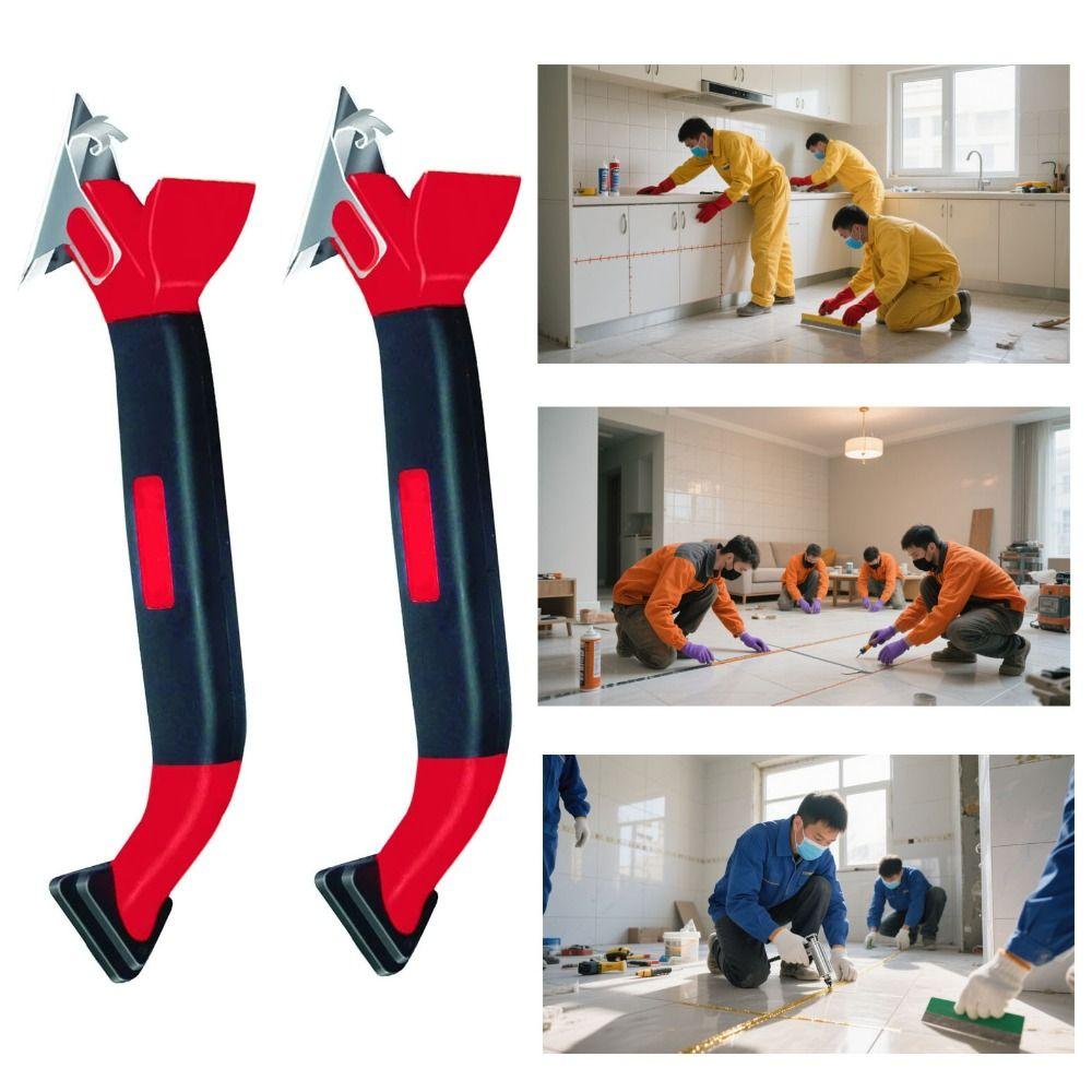 Ergonomics Grip Caulk Tool 3-in-1 Spureboard Clean Seam Cement Jointing Shovel Tiles Glue Scraper
Ergonomics Grip Caulk Tool 3-in-1 Spureboard Clean Seam Cement Jointing Shovel Tiles Glue Scraper
