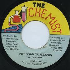 7inch Record ANTHONY RED ROSE - Put Down Yu Weapon NONE The Chemist 1990 Jamaica Reggae, Ska & Dub Used
7inch Record ANTHONY RED ROSE - Put Down Yu Weapon NONE The Chemist 1990 Jamaica Reggae, Ska & Dub Used