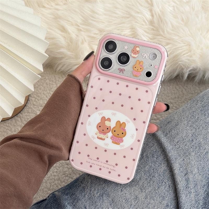 Creative Polka Dot Little Rabbit iPhone 17/16 Pro Max/15 Pro Girly Phone Case iPhone 16
Creative Polka Dot Little Rabbit iPhone 17/16 Pro Max/15 Pro Girly Phone Case iPhone 16