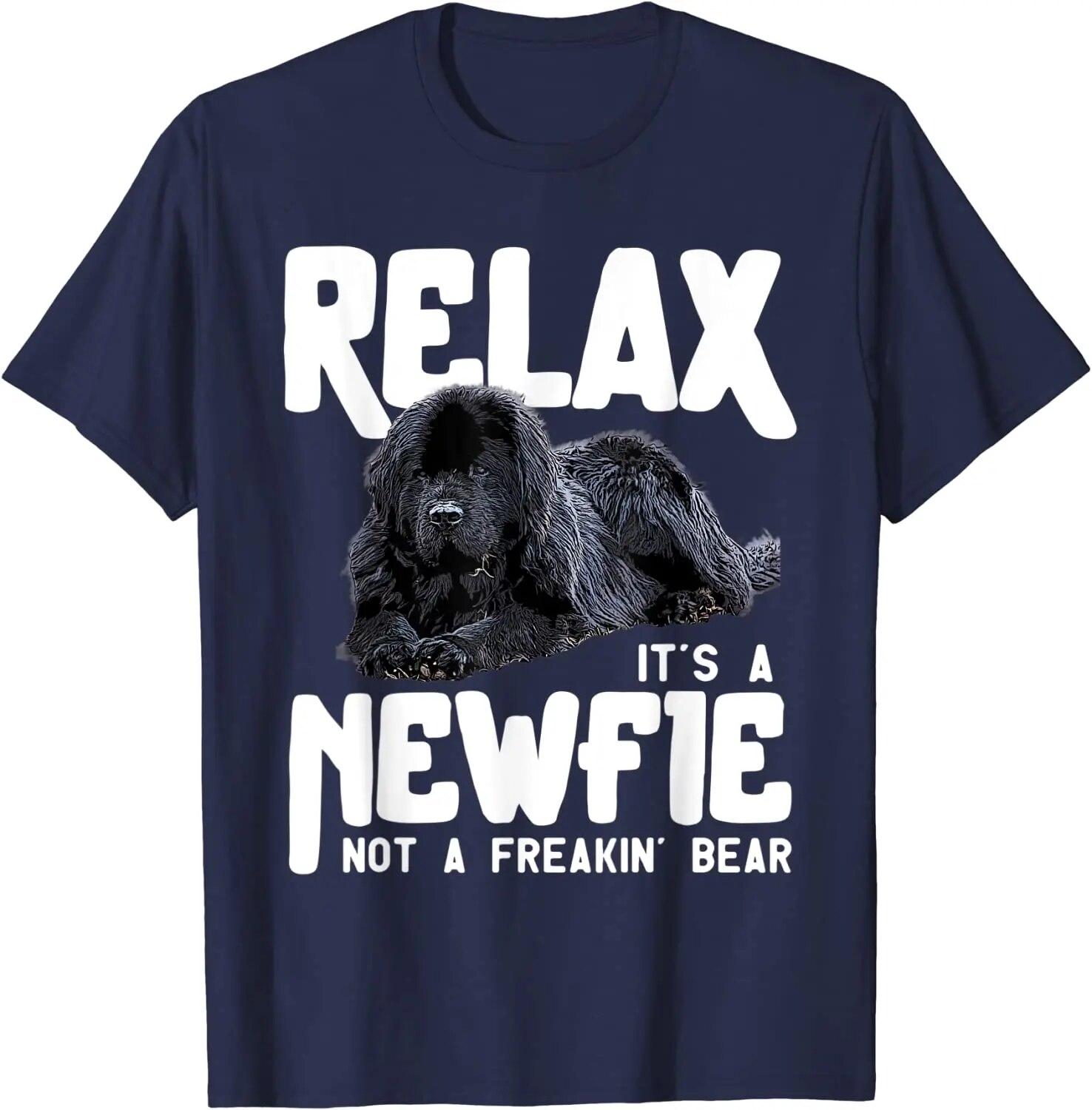 Футболка Relax It s A Newfie Not A Freakin Bear с собакой Ньюфаундленда, футболки с рисунком для любителей собак, хлопок Harajuku, четыре сезона
Футболка Relax It s A Newfie Not A Freakin Bear с собакой Ньюфаундленда, футболки с рисунком для любителей собак, хлопок Harajuku, четыре сезона