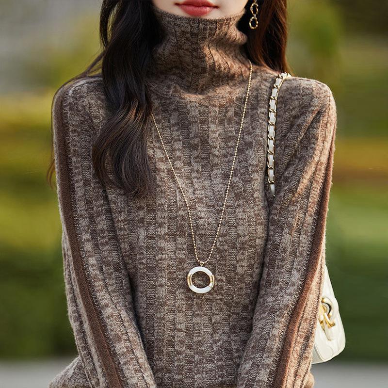 Women s Floral Color Block Turtleneck Sweater - Loose, Thick Knit for Autumn & Winter XL (115-130 jin) коричневий
Women s Floral Color Block Turtleneck Sweater - Loose, Thick Knit for Autumn & Winter XL (115-130 jin) коричневий