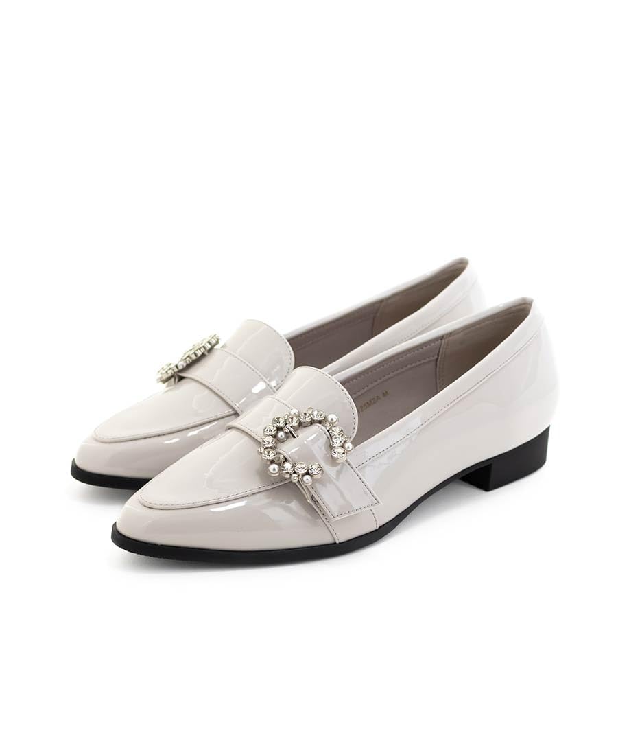 Randa Women s PH35125 Beaded Buckle Loafers, Suitable for Rain or Shine, Gray, Size 22.5cm
Randa Women s PH35125 Beaded Buckle Loafers, Suitable for Rain or Shine, Gray, Size 22.5cm
