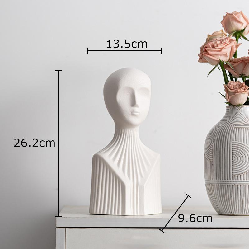 Minimalist Striped Figures Ceramic Statue Desk Decoration Ornaments Abstract White Character Sculpture Room Aesthetic Decor
Minimalist Striped Figures Ceramic Statue Desk Decoration Ornaments Abstract White Character Sculpture Room Aesthetic Decor