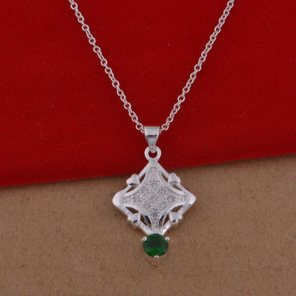 925 Sterling Silver Plated Korean-Style Medal Necklace with Inlaid Diamonds
925 Sterling Silver Plated Korean-Style Medal Necklace with Inlaid Diamonds