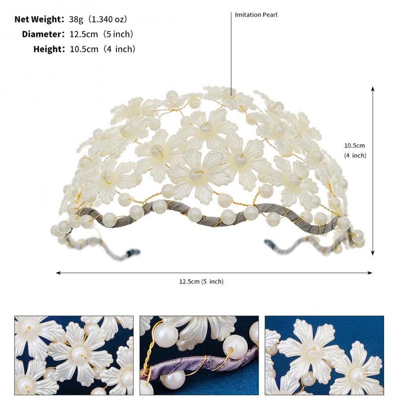 Handmade Headwear Pearl Flower Headband Female French Retro Bride Accessories Mesh
Handmade Headwear Pearl Flower Headband Female French Retro Bride Accessories Mesh