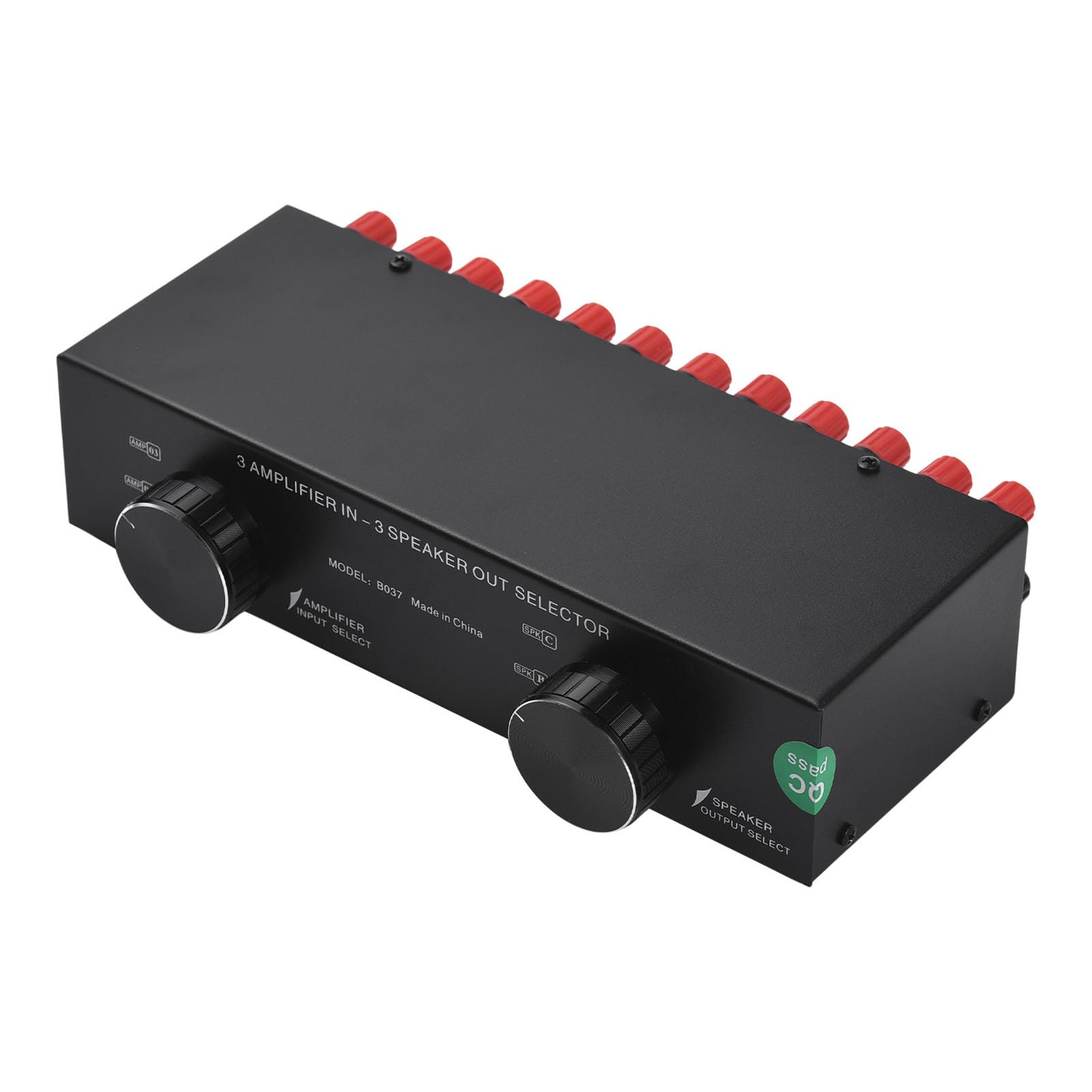 AMP Speaker Selector 300W Powered Speaker Splitter for Home Audio OUT Switcher Selector Plug and Stereo Sound Quality Switch, 1-Channel Systems, 3/3
AMP Speaker Selector 300W Powered Speaker Splitter for Home Audio OUT Switcher Selector Plug and Stereo Sound Quality Switch, 1-Channel Systems, 3/3