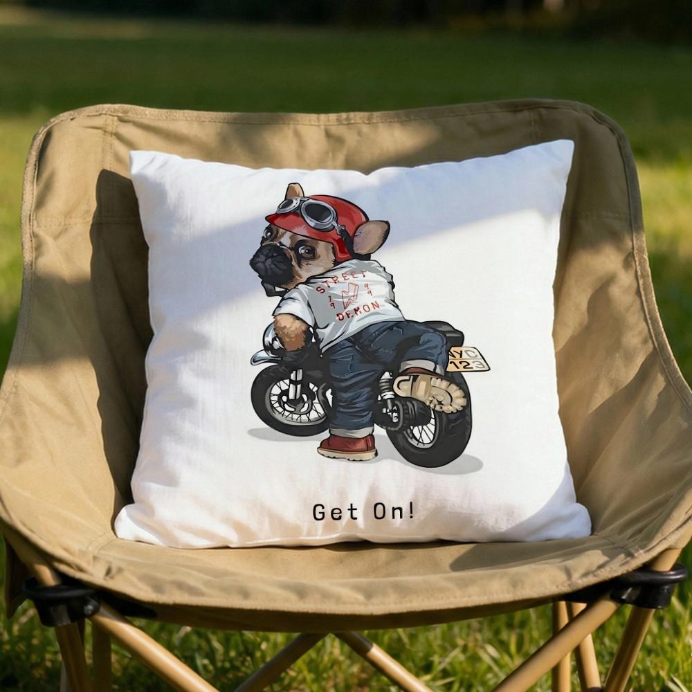 French Bulldog Cushion Cover Soft Reversible Durable Pillow Cover MultiScene Use for Home Car Daily Comfort 30X30cm
French Bulldog Cushion Cover Soft Reversible Durable Pillow Cover MultiScene Use for Home Car Daily Comfort 30X30cm