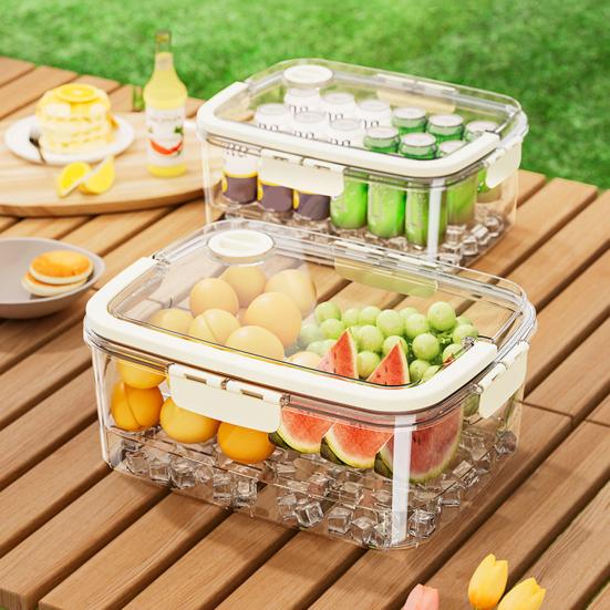 Контейнер для закусок Crisper Box с силиконовой крышкой Портативная ручка Пищевой кухонный поднос-органайзер для овощей и фруктов A
Контейнер для закусок Crisper Box с силиконовой крышкой Портативная ручка Пищевой кухонный поднос-органайзер для овощей и фруктов A