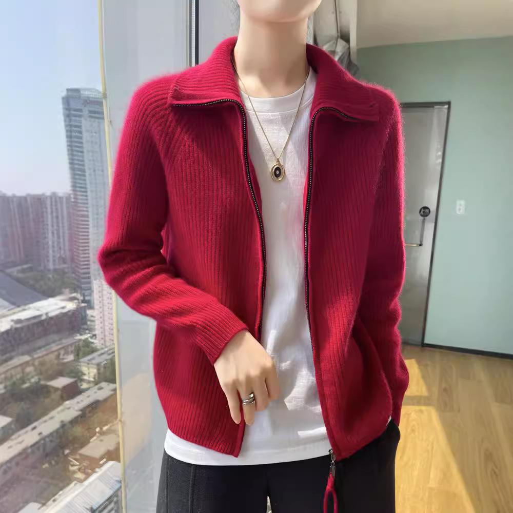 Осенне-зимняя куртка-свитер на молнии, женские топы, свободный вязаный кардиган Lazy Wind XXL красный
Осенне-зимняя куртка-свитер на молнии, женские топы, свободный вязаный кардиган Lazy Wind XXL красный