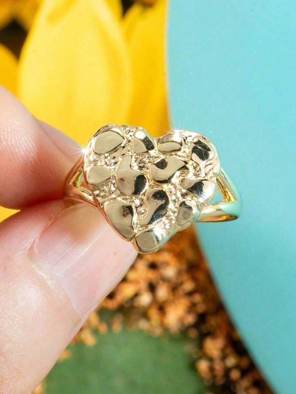1pc Retro Style Fashion Simple Ring Vintage Bohemian Asymmetric Heart Design All Match Daily Jewelry Gift For Women Girls SIGS 8 золотой
1pc Retro Style Fashion Simple Ring Vintage Bohemian Asymmetric Heart Design All Match Daily Jewelry Gift For Women Girls SIGS 8 золотой