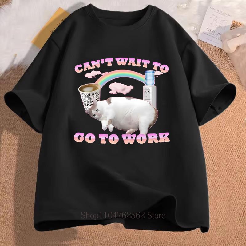 Summer Cant Wait To Go To Work Funny Cat Print Tshirt Women Funny Meme Fashion Streetwear ONeck Short Sleeve Tops Tshirts 3XL
Summer Cant Wait To Go To Work Funny Cat Print Tshirt Women Funny Meme Fashion Streetwear ONeck Short Sleeve Tops Tshirts 3XL