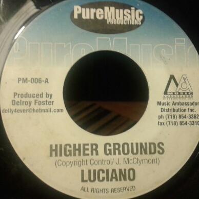 7inch Record LUCIANO - Higher Grounds PM006 Pure Music Prod 2000 US Reggae, Ska & Dub Used
7inch Record LUCIANO - Higher Grounds PM006 Pure Music Prod 2000 US Reggae, Ska & Dub Used