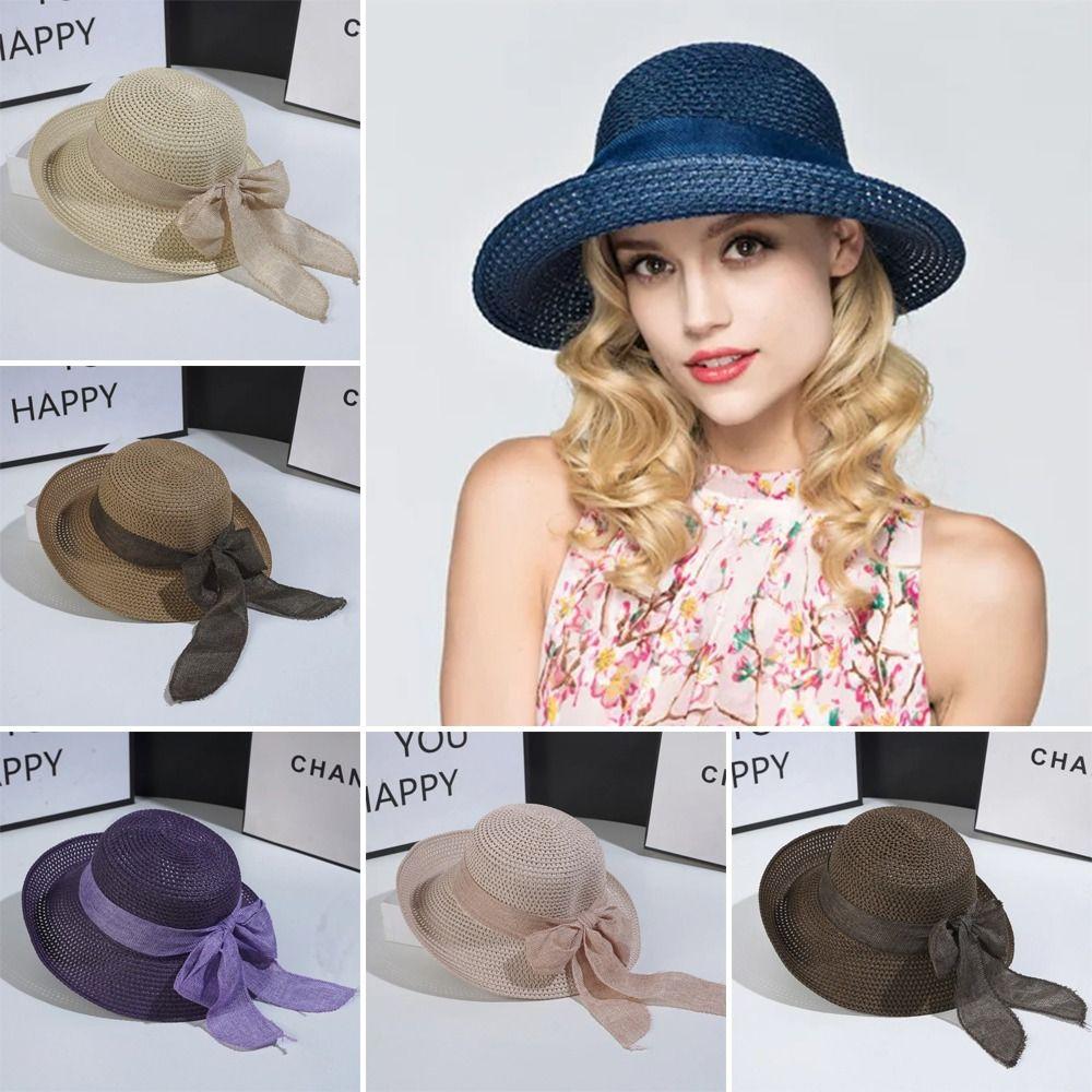 1Pcs Foldable Women Hat Vintage Casual Straw Cap New Summer Sun Hat for Outdoor Travel Beach Coffee
1Pcs Foldable Women Hat Vintage Casual Straw Cap New Summer Sun Hat for Outdoor Travel Beach Coffee