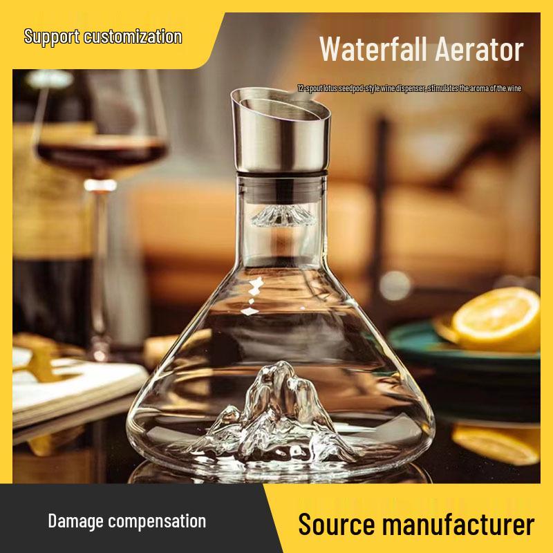 Креативный Роскошный Графин для вина «Ледяной водопад» – Стеклянный кувшин для быстрой фильтрации красного вина.
Креативный Роскошный Графин для вина «Ледяной водопад» – Стеклянный кувшин для быстрой фильтрации красного вина.