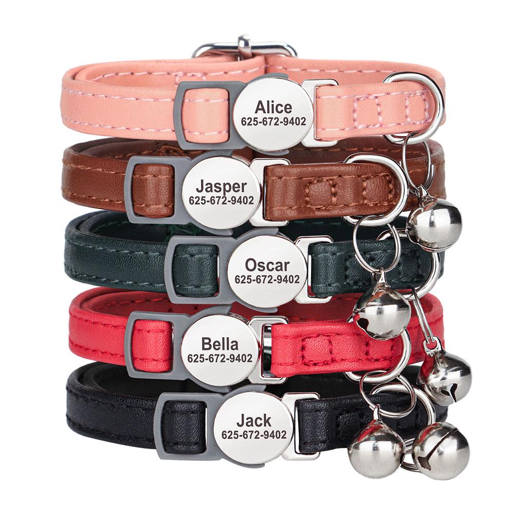 Personalized Cat Collar PU Leather Cat Safety Collars Adjustable Kitten Necklace With Free Engraved ID Nameplate Bell Gift 20-30cm зелёный
Personalized Cat Collar PU Leather Cat Safety Collars Adjustable Kitten Necklace With Free Engraved ID Nameplate Bell Gift 20-30cm зелёный