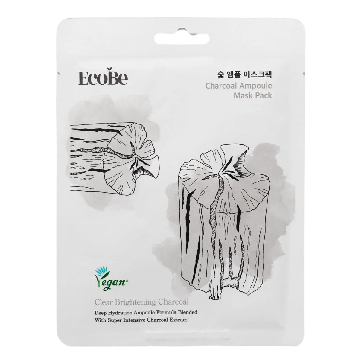 EcoBe Charcoal Ampoule Mask Pack 25ml - Nawilżająco-oczyszczająca maska w płachcie z aktywnym węglem
EcoBe Charcoal Ampoule Mask Pack 25ml - Nawilżająco-oczyszczająca maska w płachcie z aktywnym węglem