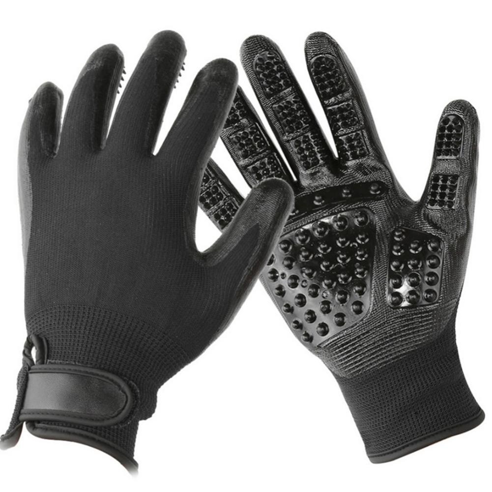 1 Pair Rubber Massage Gloves for Pet Dods Cats Hair Removing Bathing black #1
1 Pair Rubber Massage Gloves for Pet Dods Cats Hair Removing Bathing black #1