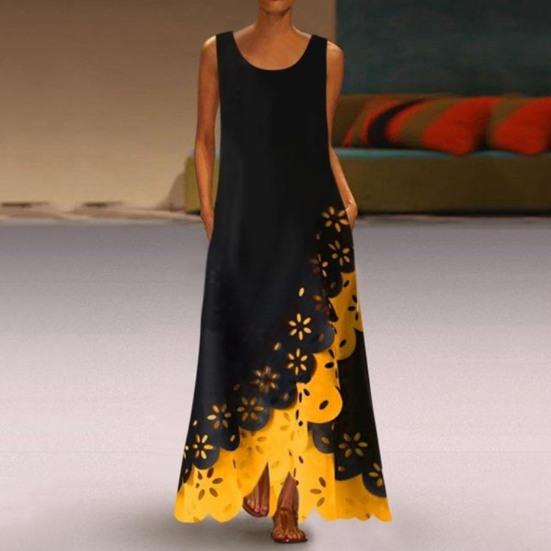 Women s Summer Fake Two Piece Swing Maxi Dress Casual Crew Neck Long Dress Hollow Flower Irregular Hem Sleeveless Tank Dress M жовтий
Women s Summer Fake Two Piece Swing Maxi Dress Casual Crew Neck Long Dress Hollow Flower Irregular Hem Sleeveless Tank Dress M жовтий