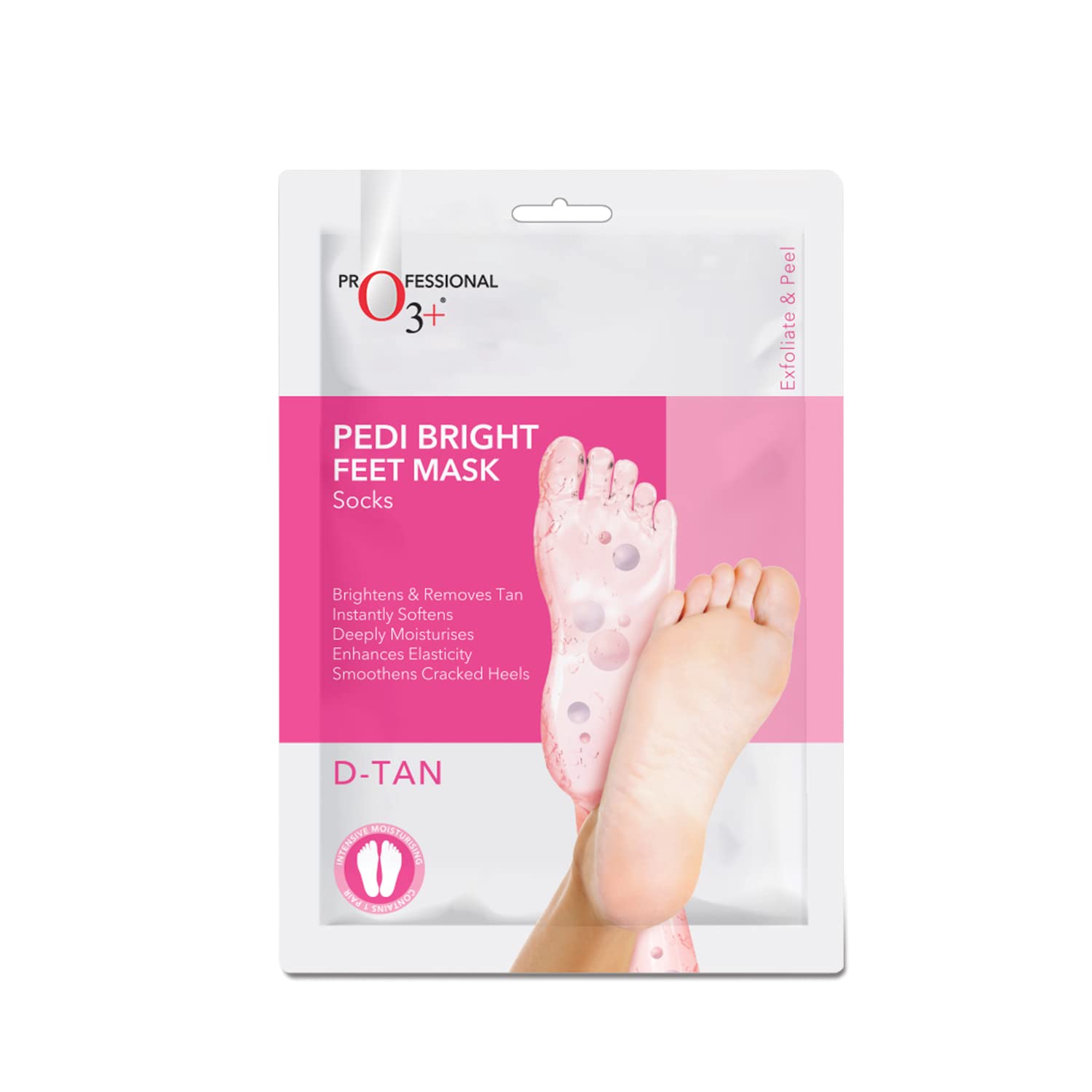 O3+ Pedi Bright Шкарпетки-крем-маска для ніг 50 мл Упаковка 1 шт. | Глибоко зволожуючий та відлущуючий догляд для ніг
O3+ Pedi Bright Шкарпетки-крем-маска для ніг 50 мл Упаковка 1 шт. | Глибоко зволожуючий та відлущуючий догляд для ніг