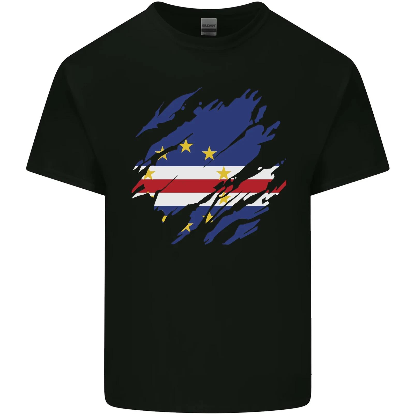 Torn Cape Verde Flag Verdean Day Football Kids T-Shirt Childrens M
Torn Cape Verde Flag Verdean Day Football Kids T-Shirt Childrens M