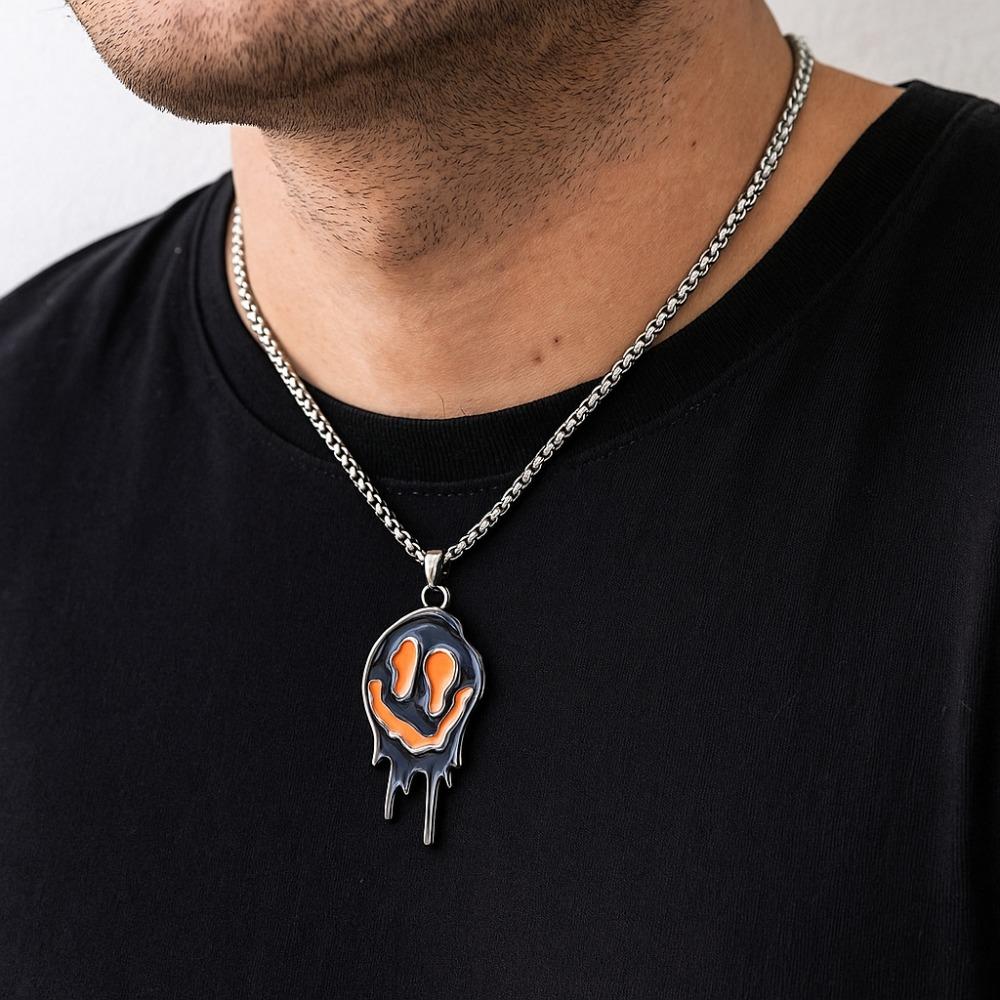 Punk Luminous Pendant Necklace Zinc Zinc Alloy Hip Hop Neck Chains Halloween Skull Necklace Party синій/зелений
Punk Luminous Pendant Necklace Zinc Zinc Alloy Hip Hop Neck Chains Halloween Skull Necklace Party синій/зелений