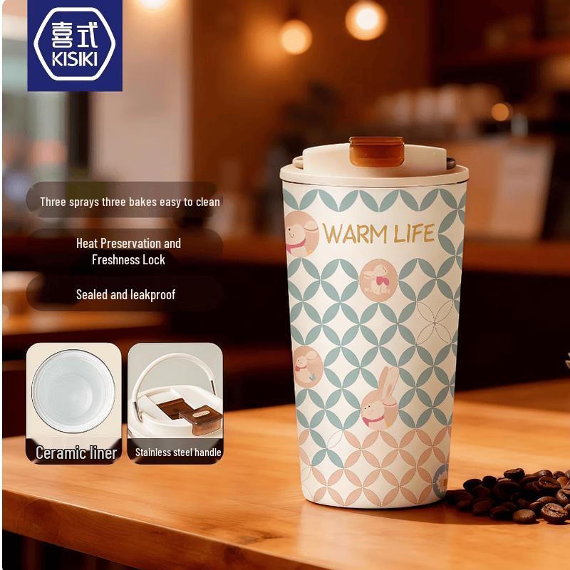 XiShi K13 400ML Ceramic Lined Dual-Drink Thermos Mug
XiShi K13 400ML Ceramic Lined Dual-Drink Thermos Mug