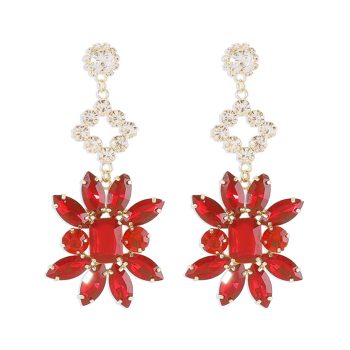 Vintage Floral E11683 Earrings Exaggerated Geometric Design Alloy With Rhinestones Women For StyleC
Vintage Floral E11683 Earrings Exaggerated Geometric Design Alloy With Rhinestones Women For StyleC