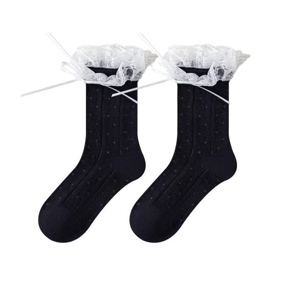 1 Pair Girls Mesh Lace Socks Thin Breathable Crew Socks for Kids Students Cute S чорний
1 Pair Girls Mesh Lace Socks Thin Breathable Crew Socks for Kids Students Cute S чорний