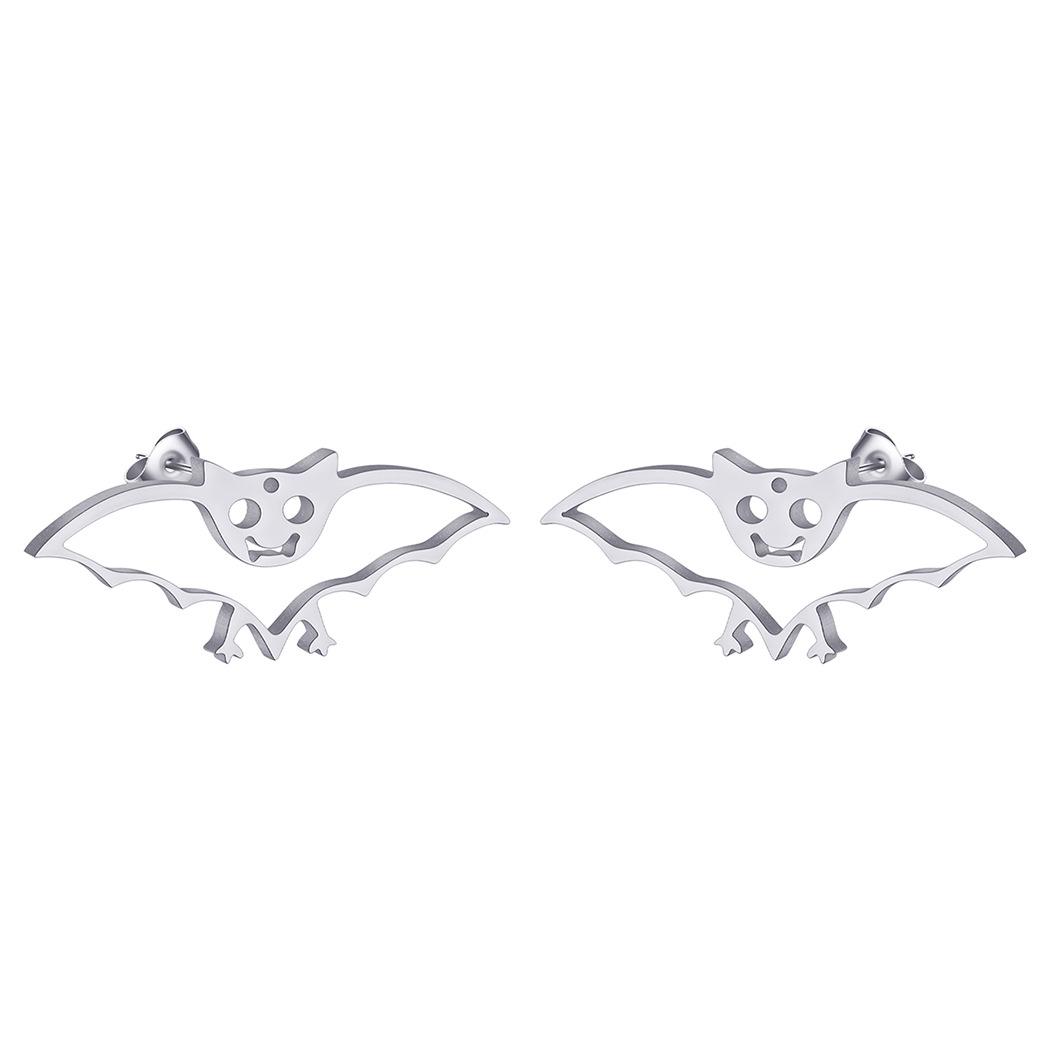 Simple And Casual Earring Hollow Out Bat Pattern Stud For Woman Men Punk Hip Hop Zircon Couple Party Earrings Accessories
Simple And Casual Earring Hollow Out Bat Pattern Stud For Woman Men Punk Hip Hop Zircon Couple Party Earrings Accessories