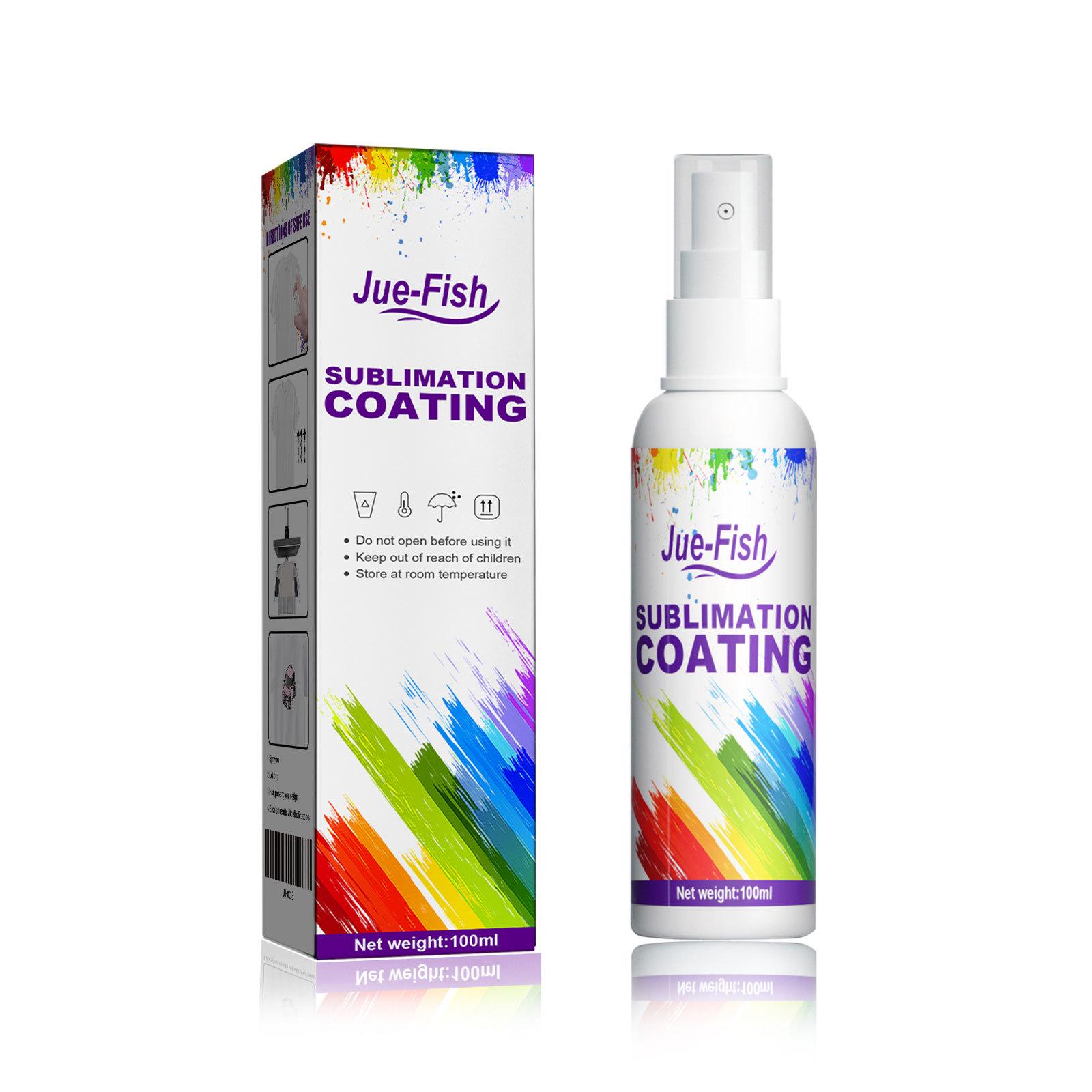 JUE FISH Sublimation Coating Spray - Heat Transfer, Wear-Resistant, Anti-trace, Excellent Adhesion. Small
JUE FISH Sublimation Coating Spray - Heat Transfer, Wear-Resistant, Anti-trace, Excellent Adhesion. Small