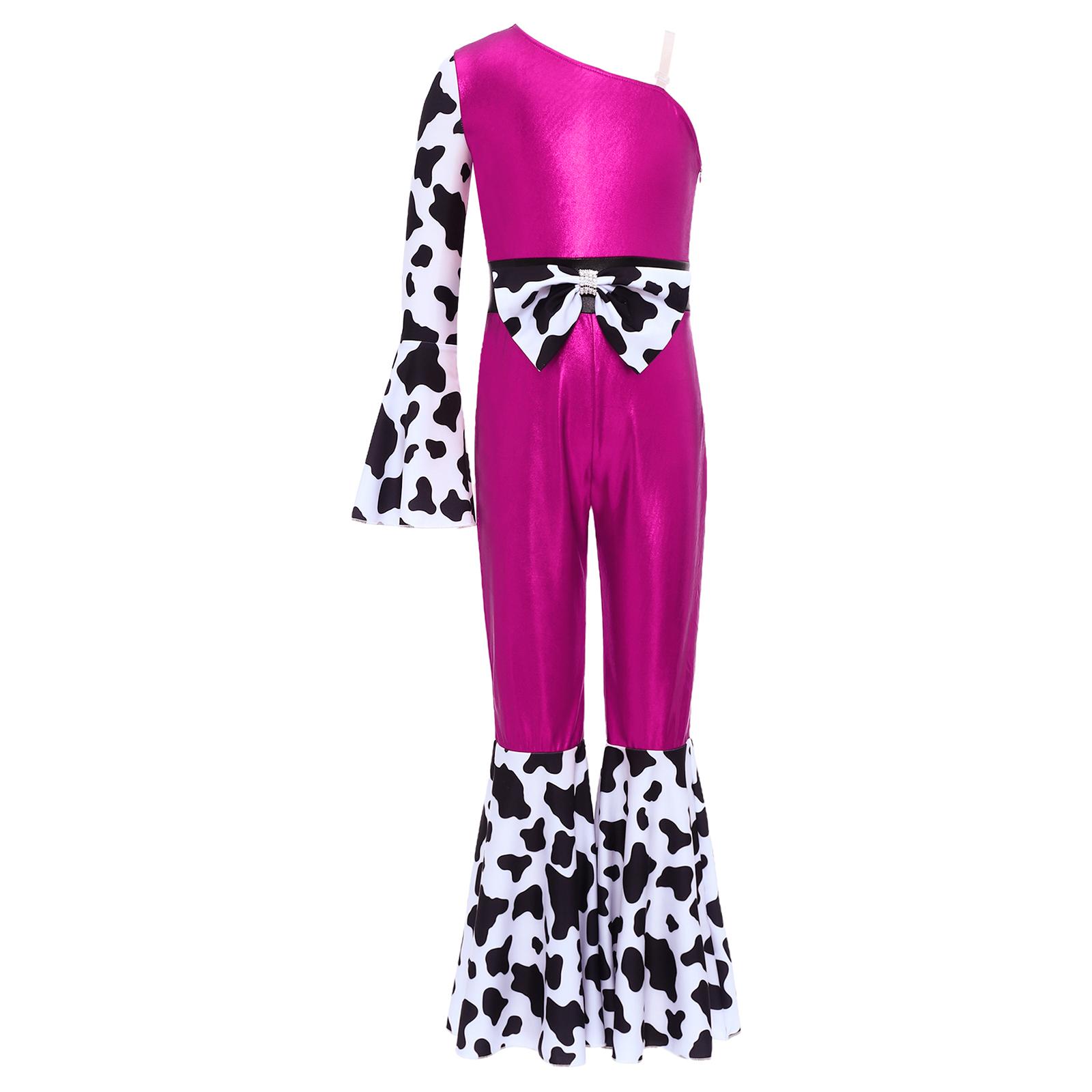 Girls Western Cowgirl Jumpsuit Metallic Gloss Patchwork Long Bell Sleeve Waist Bow Long Flare Pants 5-6 Years гарячі рожевого кольору
Girls Western Cowgirl Jumpsuit Metallic Gloss Patchwork Long Bell Sleeve Waist Bow Long Flare Pants 5-6 Years гарячі рожевого кольору