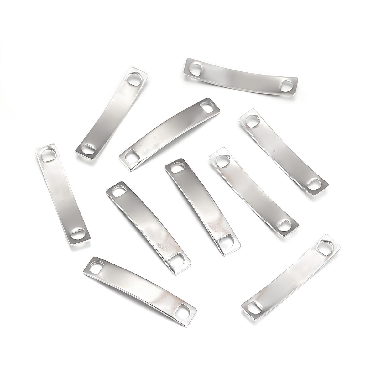 10pcs/lot Stainless Steel Connectors Rectangle Blank Bar Hand Stamping Tags For Jewelry Making DIY Bracelet Necklace Accessories
10pcs/lot Stainless Steel Connectors Rectangle Blank Bar Hand Stamping Tags For Jewelry Making DIY Bracelet Necklace Accessories