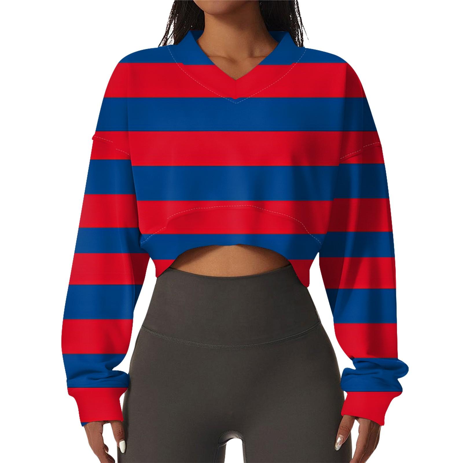 Женская повседневная модная сексуальная удобная спортивная толстовка с V-образным вырезом и длинным рукавом в полоску с графическим принтом XL винный
Женская повседневная модная сексуальная удобная спортивная толстовка с V-образным вырезом и длинным рукавом в полоску с графическим принтом XL винный