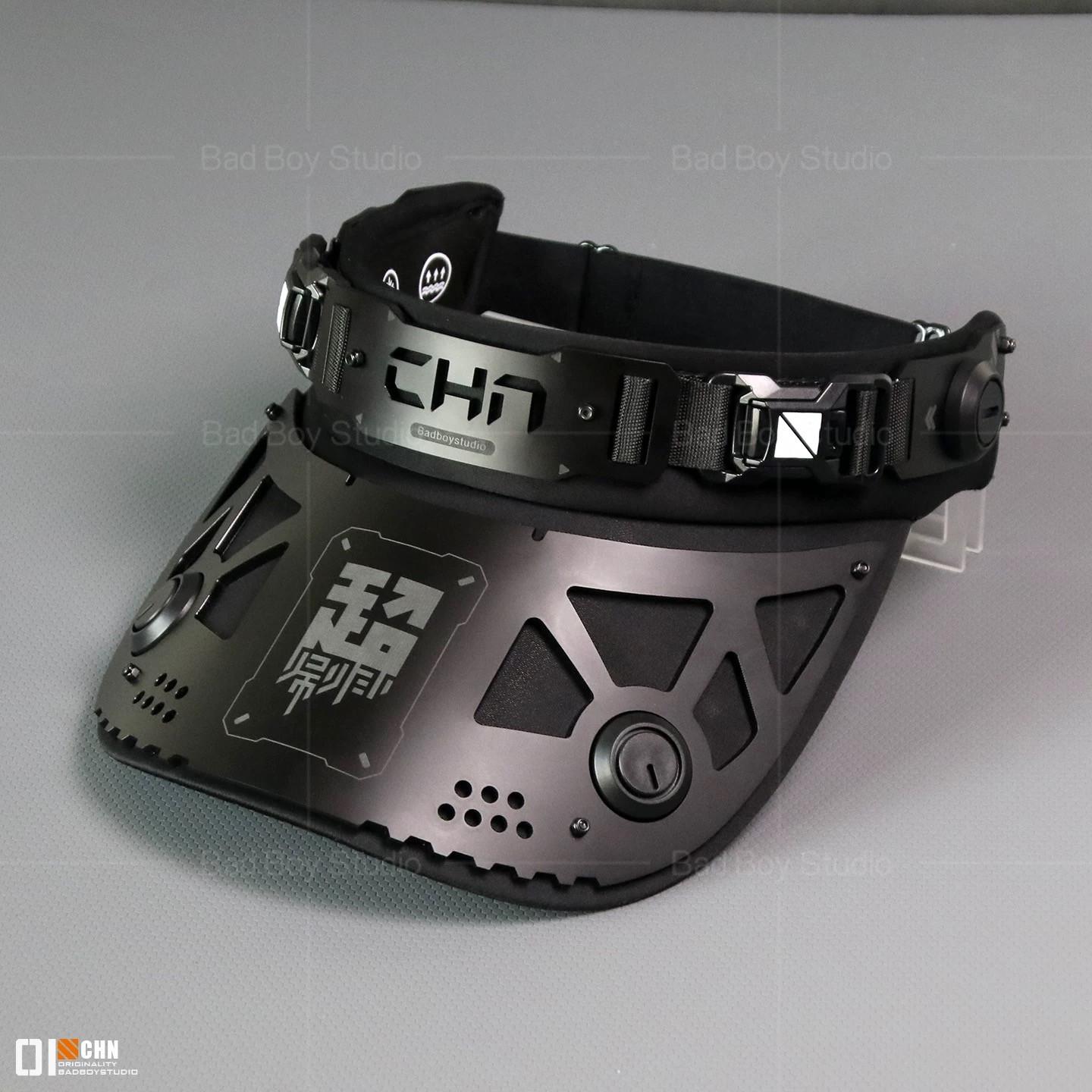 Punk Techwear Style Mechanical Mechs Visor Baseball Cap Man Woman Halloween Cosplay Tactical Hat Headgear L(60-63cm) чорний
Punk Techwear Style Mechanical Mechs Visor Baseball Cap Man Woman Halloween Cosplay Tactical Hat Headgear L(60-63cm) чорний