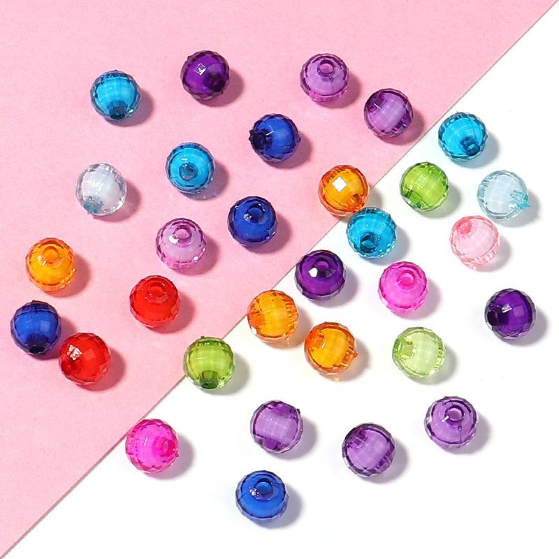Acrylic Faceted Bead-in-Bead Round Beads, Transparent Colors, DIY Jewelry Accessories for Bracelets & Necklaces 8mm diameter, 2.2mm hole
Acrylic Faceted Bead-in-Bead Round Beads, Transparent Colors, DIY Jewelry Accessories for Bracelets & Necklaces 8mm diameter, 2.2mm hole