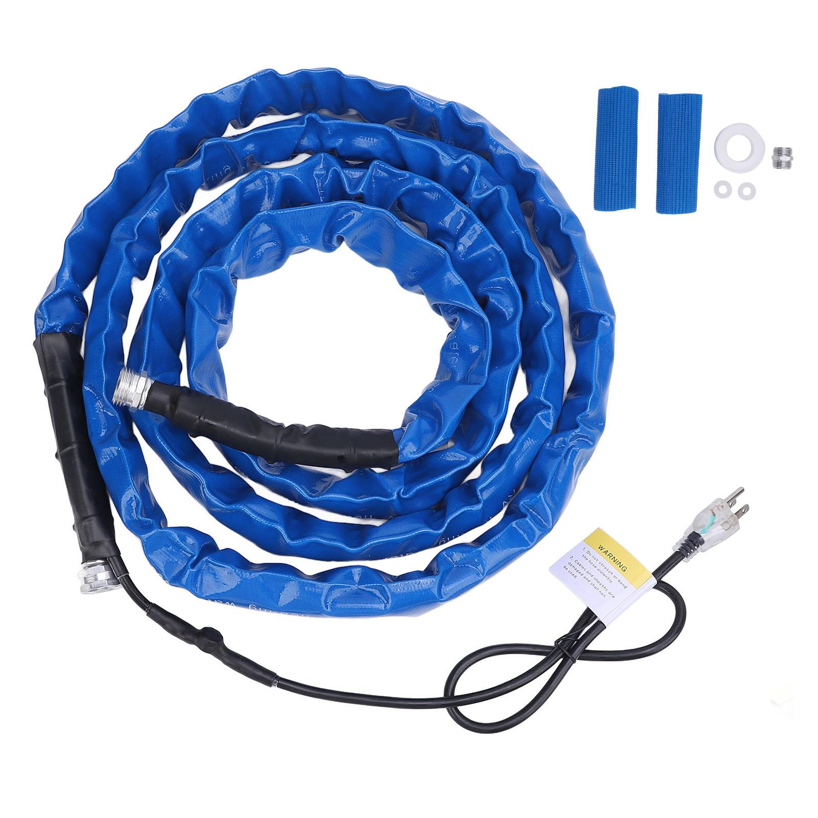 12FT RV Heated Water Hose with Thermostat 40 Fahrenheit Freeze Protection Antifreeze Drinking Garden Water
12FT RV Heated Water Hose with Thermostat 40 Fahrenheit Freeze Protection Antifreeze Drinking Garden Water