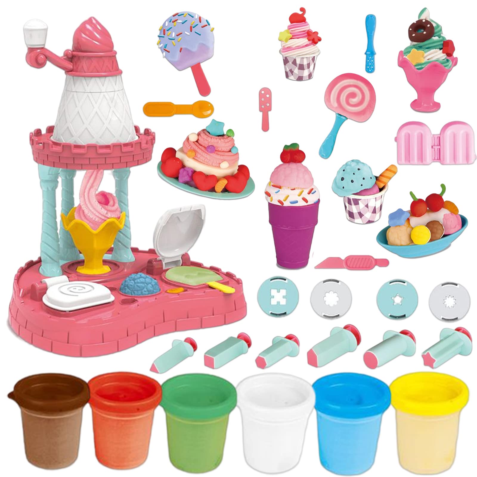 OTONOPI Wheat Clay Clay Ice Cream Ice 6 Kids Natural Ages 6 and Up Clay, Clay, Toy, Set, Shop, Castle, Colors, Toy, Non-Toxic, Safe, Drying, Gift,
OTONOPI Wheat Clay Clay Ice Cream Ice 6 Kids Natural Ages 6 and Up Clay, Clay, Toy, Set, Shop, Castle, Colors, Toy, Non-Toxic, Safe, Drying, Gift,